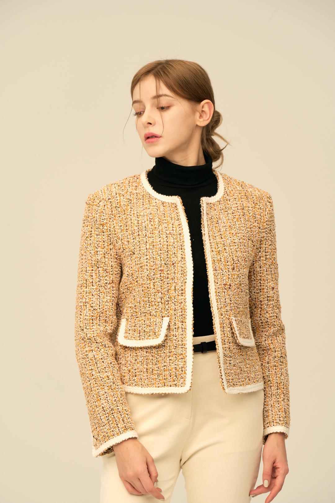 LINTON TWEED ORANGE JACKET