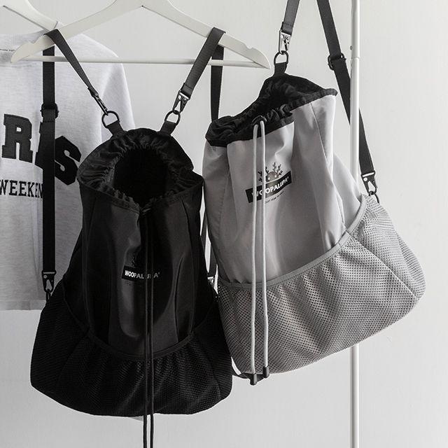 나일론 네트 메쉬 스트링 백팩 ba-60388c