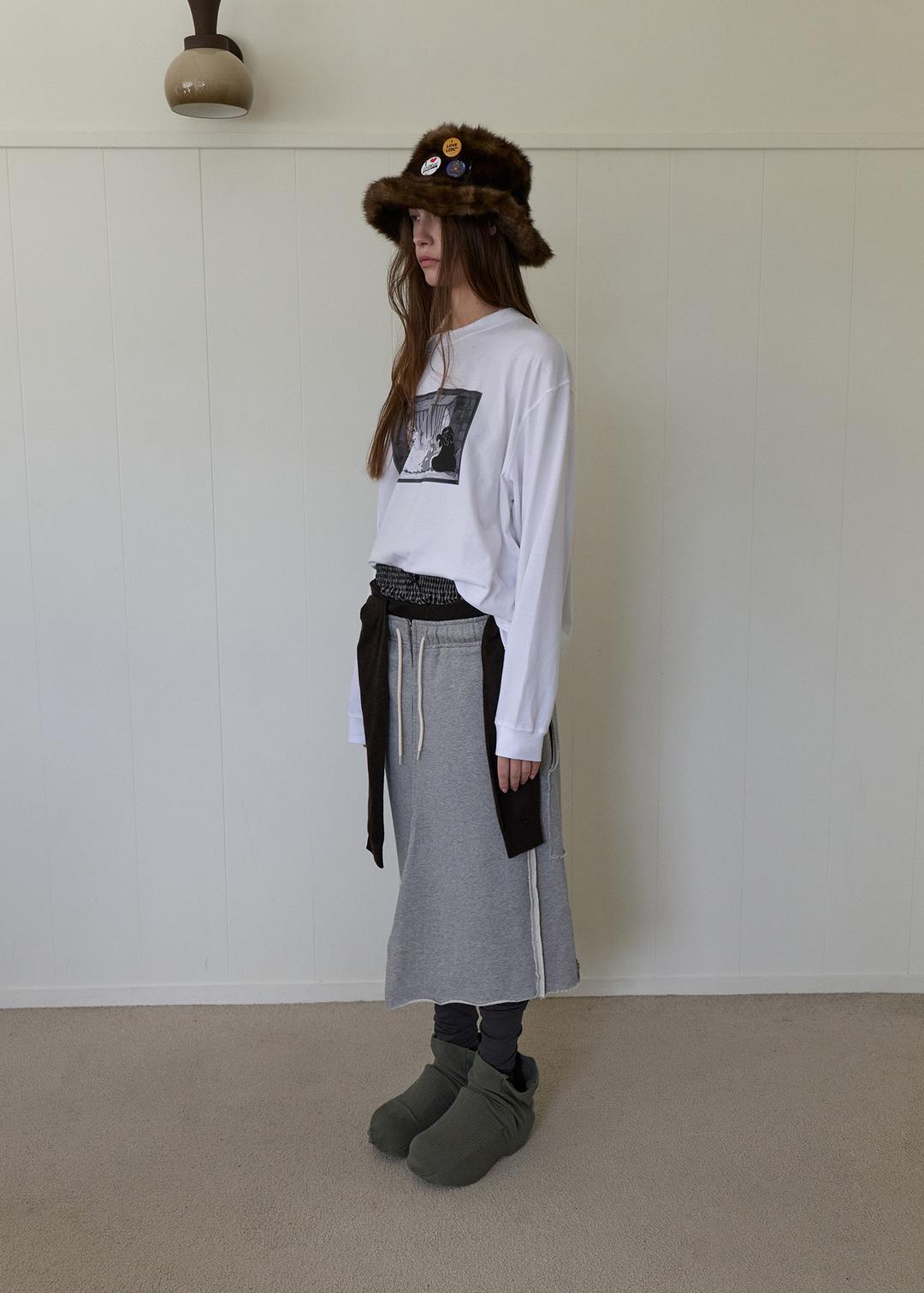 GALAXY EXPRESS 999 LONG SLEEVE TOP (WHITE)