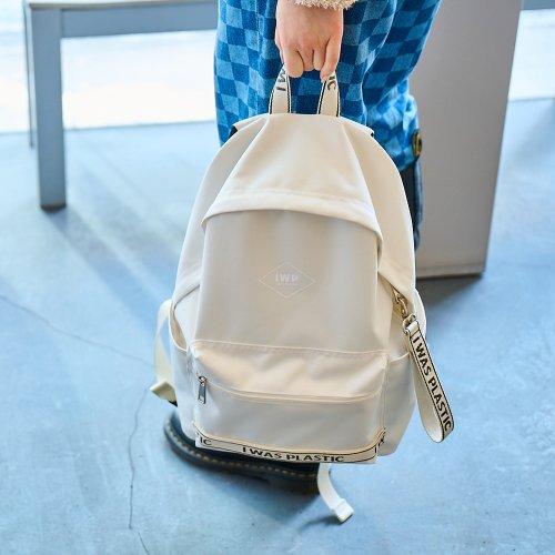 v2.0 에코 미디엄백팩 리사이클 노트북 가방 아이보리