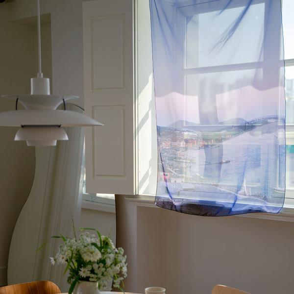 Violet Venice Fabric Poster