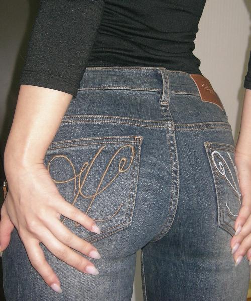 LOW RISE BOOTS CUT DENIM PANTS / VINTAGE BLUE