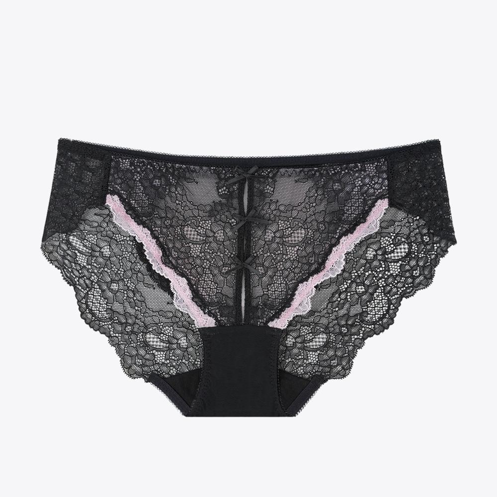 VALENTINE 블랙 레이스 팬티