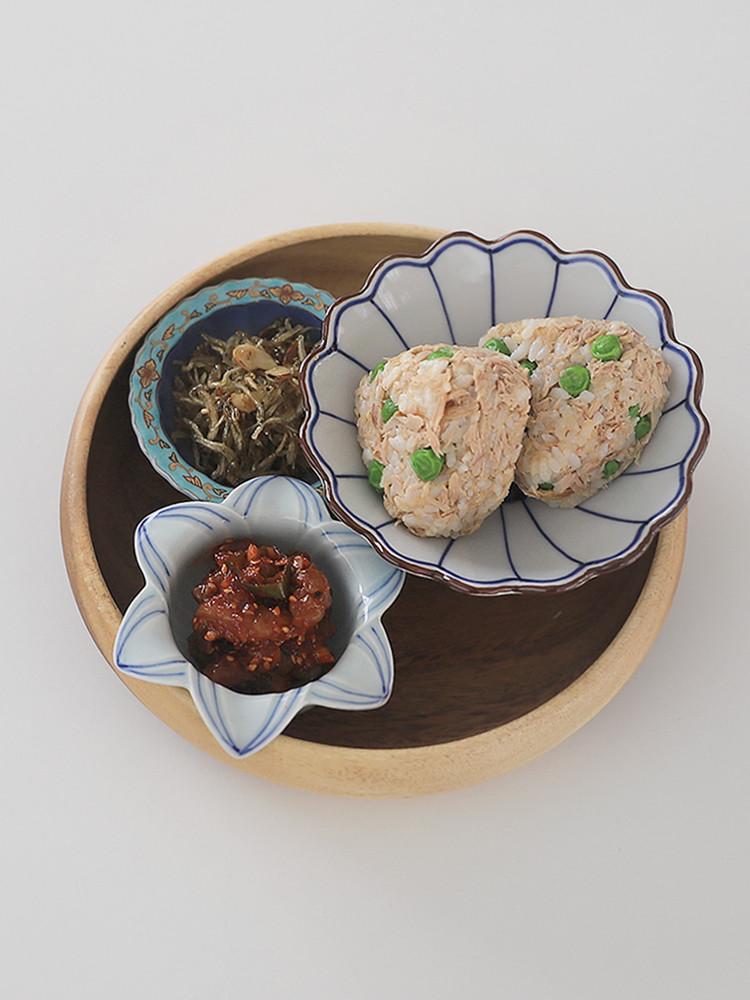 오반자이 쇼카도 나리꽃 도자기 종지