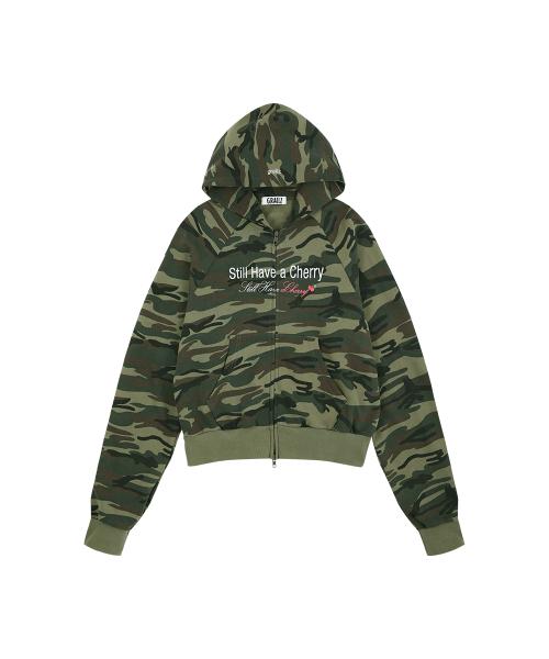 HORNY CAMO ZIP HOODIE [CAMO]