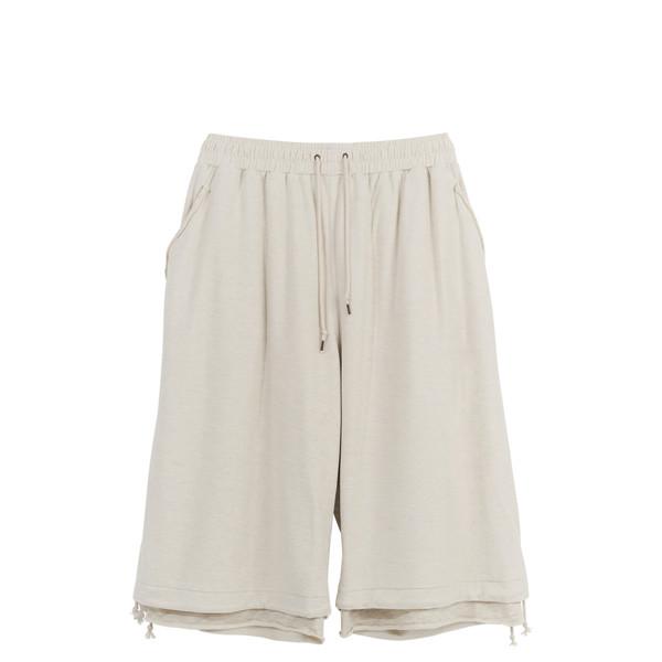 Double Cropped Pants_Oatmeal Melange