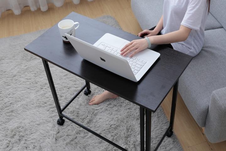 1인용 철제 접이식 이동 테이블 간이책상