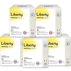 리버티 입는 오버나이트 코튼커버 대형 생리대 팬티형, 팬티형, 4개입, 5개