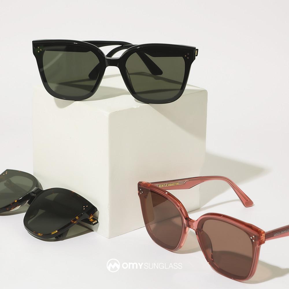 젠틀몬스터 릭 오버사이즈 플랫바 뿔테 남자 여자연예인 선글라스