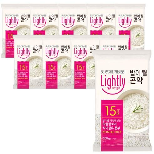 대상 라이틀리 밥이 될 곤약, 200g, 10개