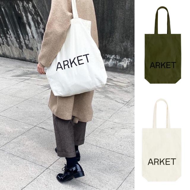 [국내매장] 아르켓에코백 예쁜 쇼퍼백 수납 장바구니 감성백 선물 카키 화이트