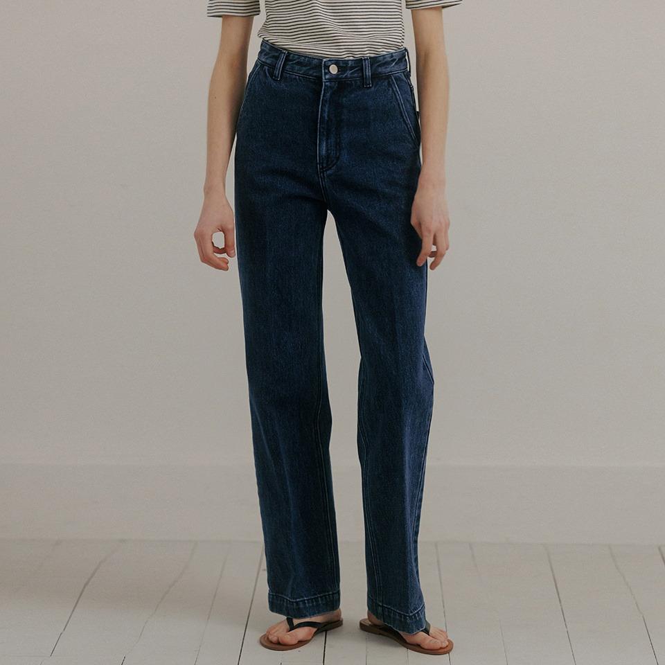 boot cut jeans (deep blue)