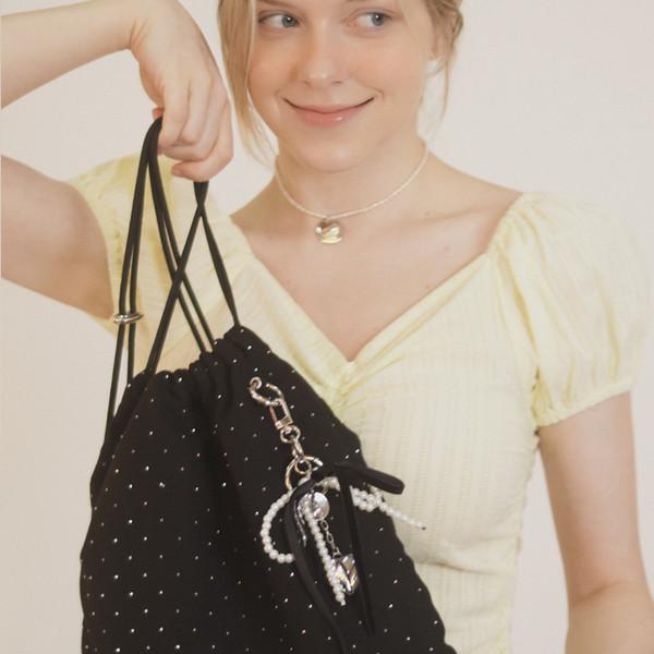 Gym sack string bag _Twilight black