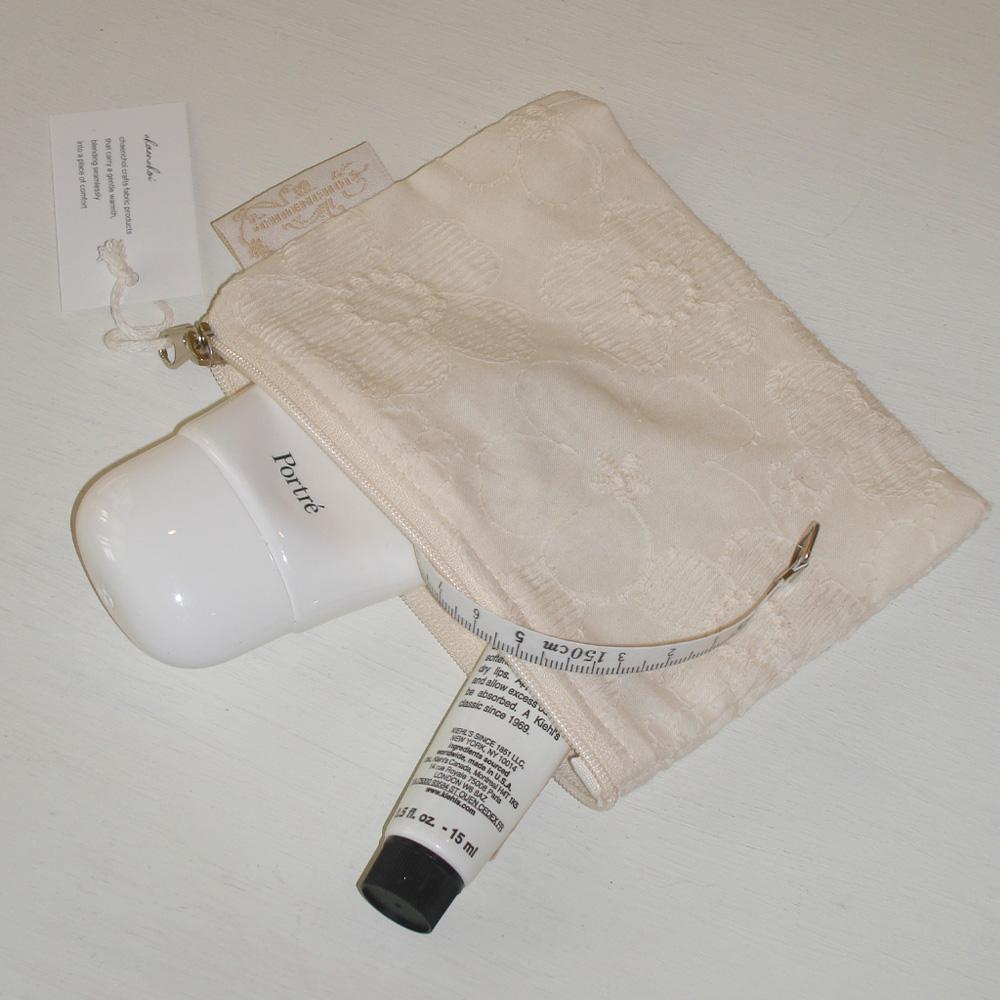 Embroidered Flat Pouch (5 colors)