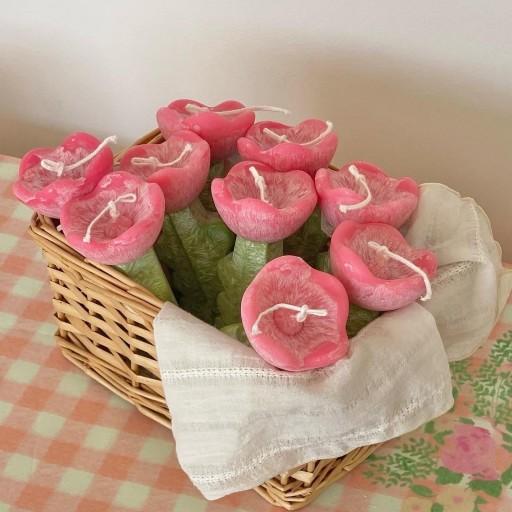 💖하우올리 꽃한송이🌷시들지않는 꽃, 오브제캔들💖