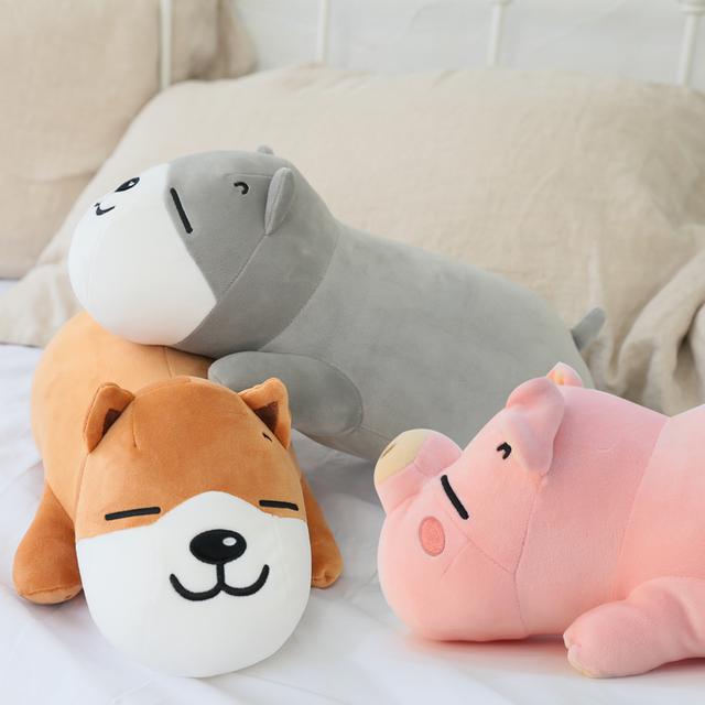 [꿀잠쿠션] 모찌라이독/모찌라이피그 낮잠쿠션 45cm (3종택1)