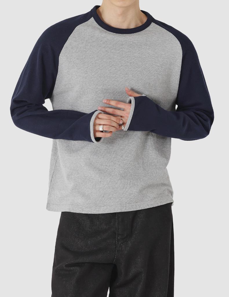 나그랑 핑거홀 티셔츠 (2color)