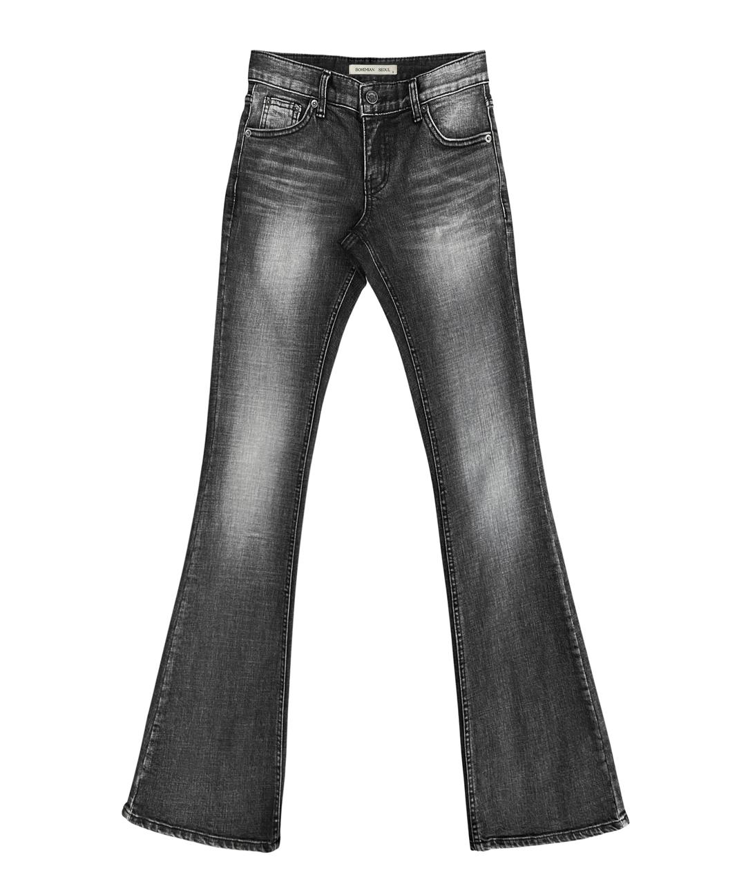 [3rd reorder] boots cut denim pants in gray