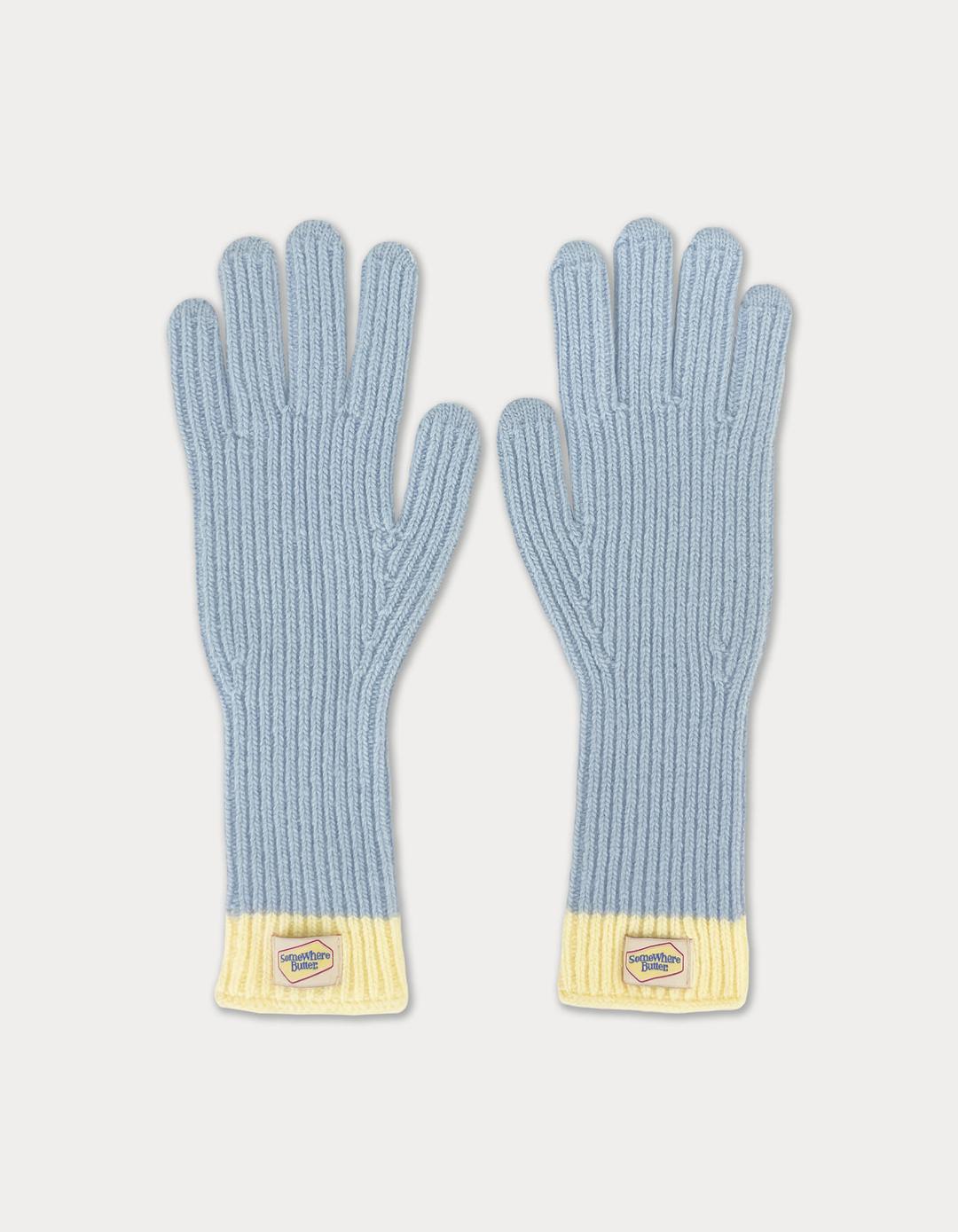 [pre-order] butter wool gloves - baby blue / 10월 말 순차 출고