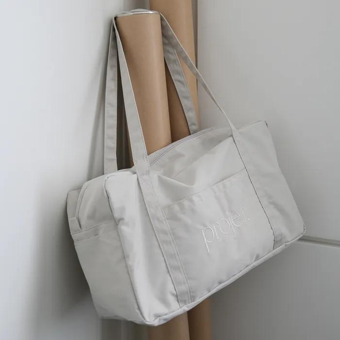 standard duffle bag 스탠다드 더플백 (light grey)