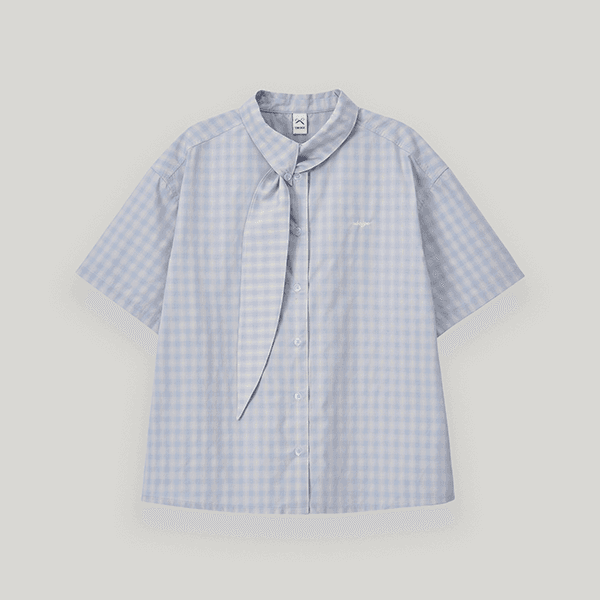 Check Tie Over-Fit Shirts
