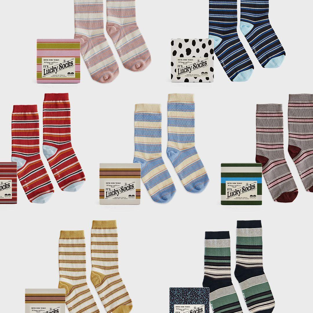 [29CM 단독] 럭키삭스 패턴 양말 14 patterns