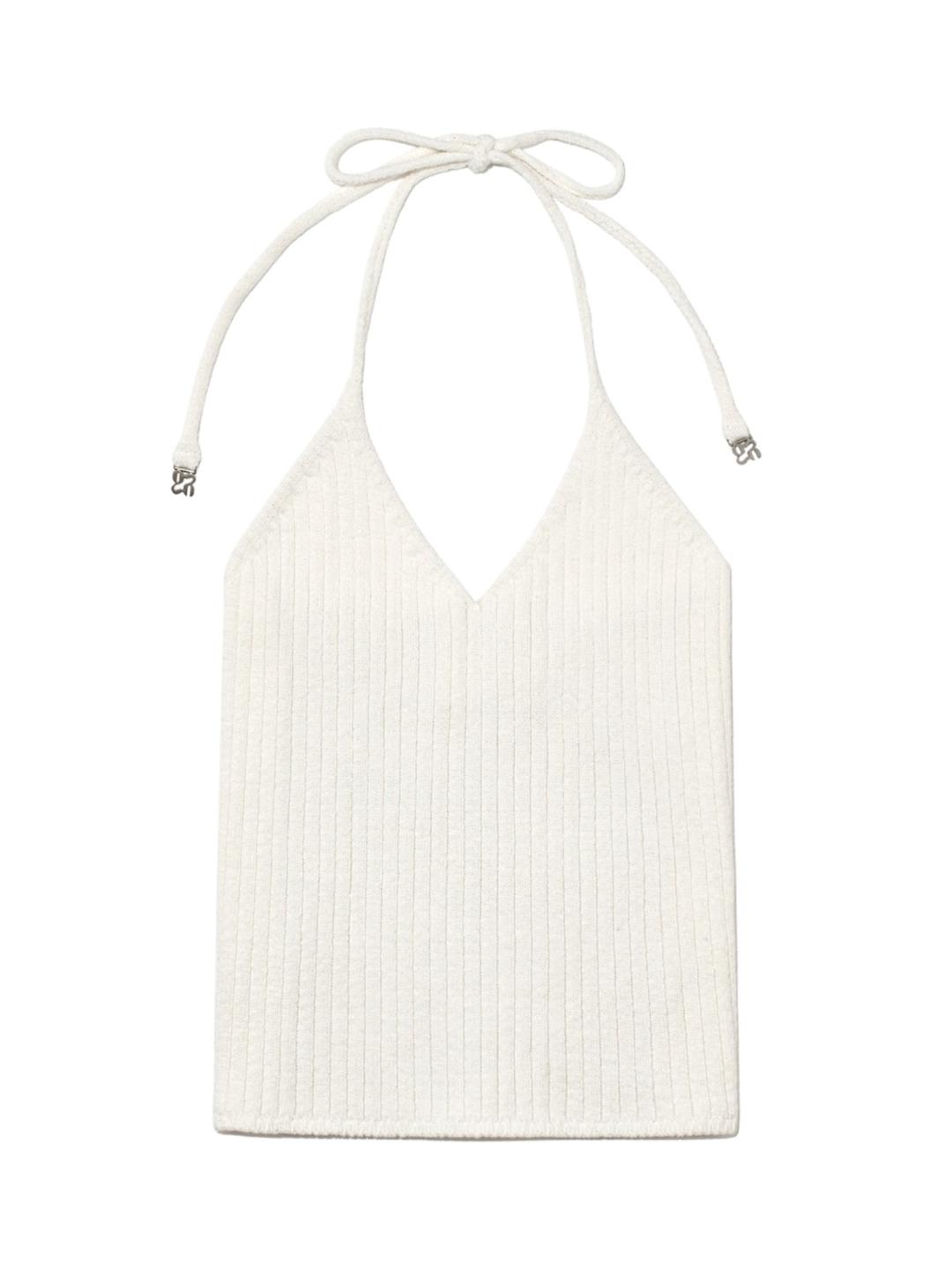 PINE TWOTONE SLEEVELESS TOP (SAND MULTI)