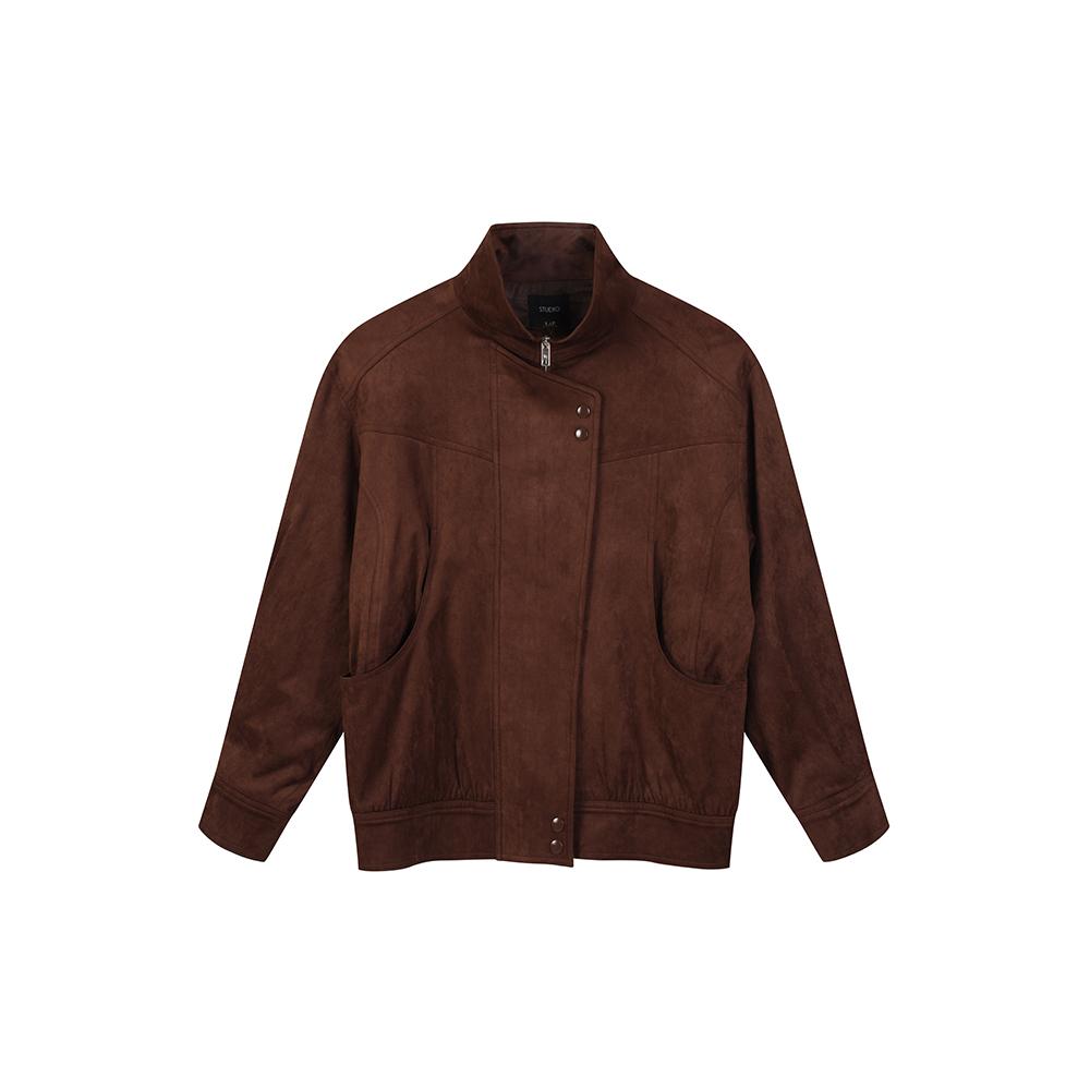 박시 스웨이드 점퍼 AR3LZ861