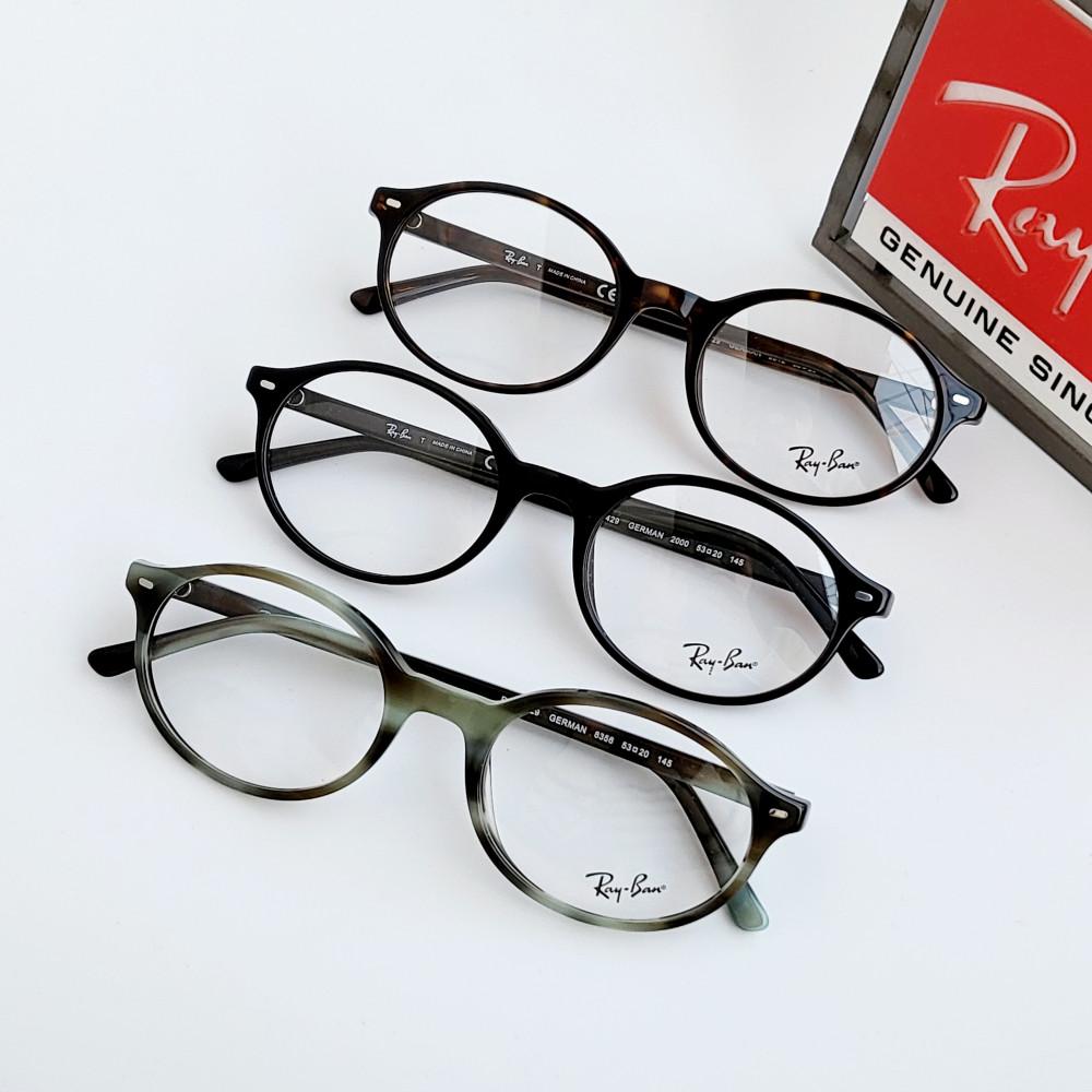 (오늘출발)레이벤 타원형 안경 RB5429 김나영 긱시크 너드안경테 아시안코