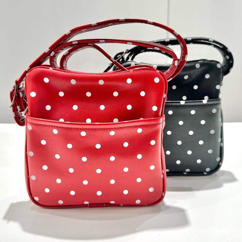 꼼데가르송걸 도트 크로스백