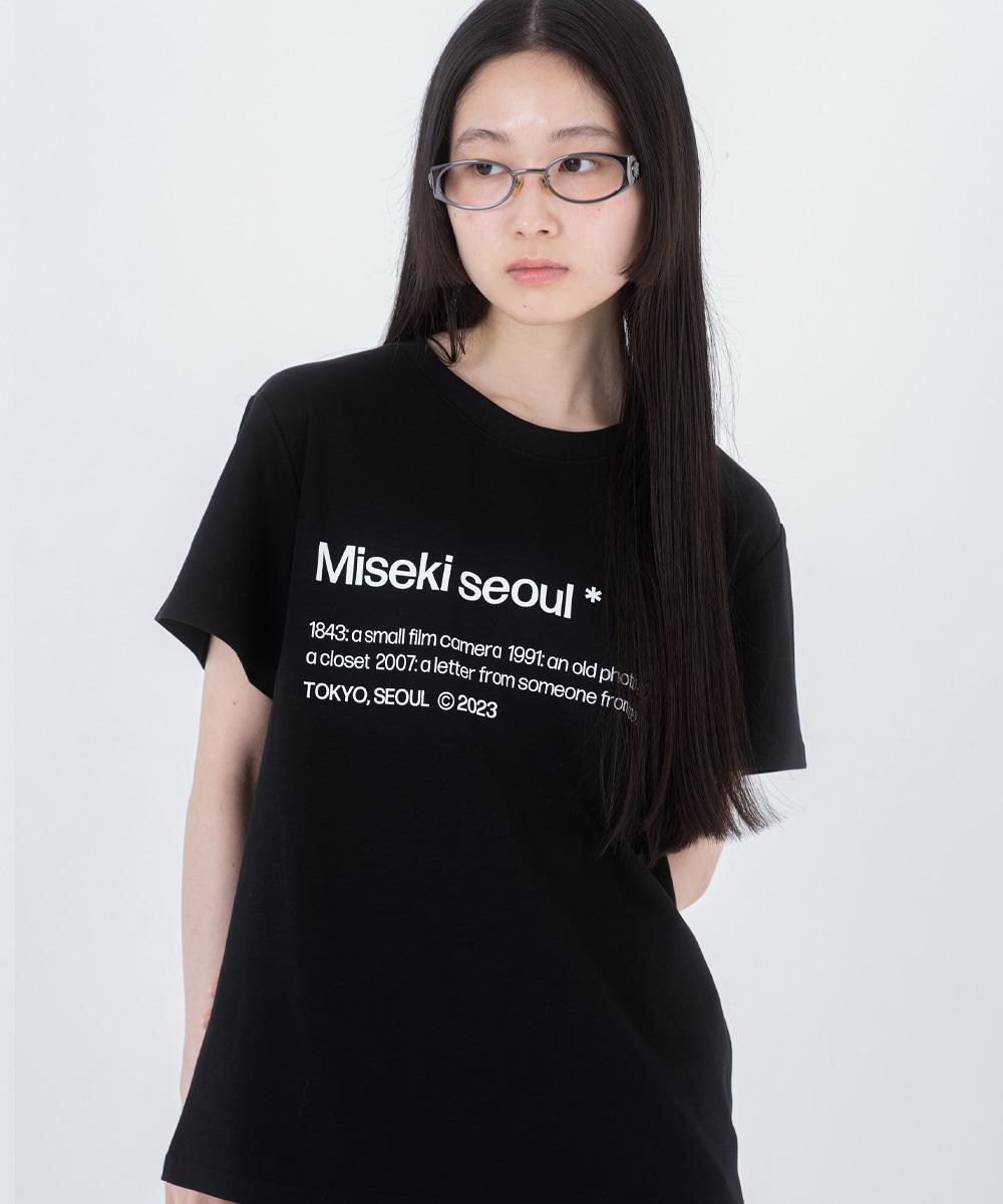 [4/10 drop]Misekiseoul short sleeves BLACK