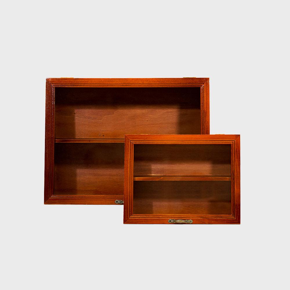 Vintage Covered Wood Showcase (2 types)