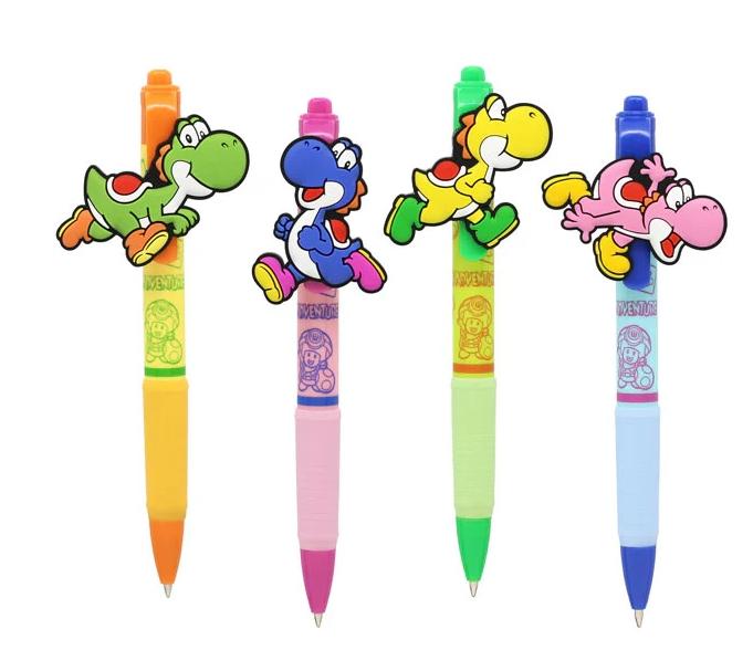 USJ 슈퍼 닌텐도 월드 요시 마스코트 펜 4개 세트