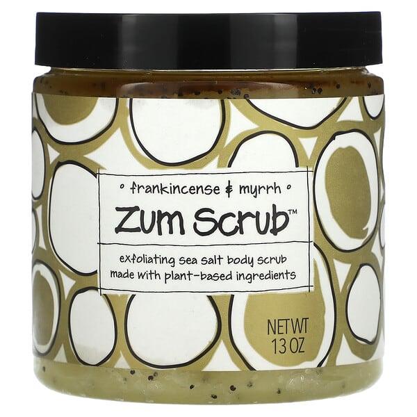 ZUM, 스크럽, 유향 및 몰약, 13oz