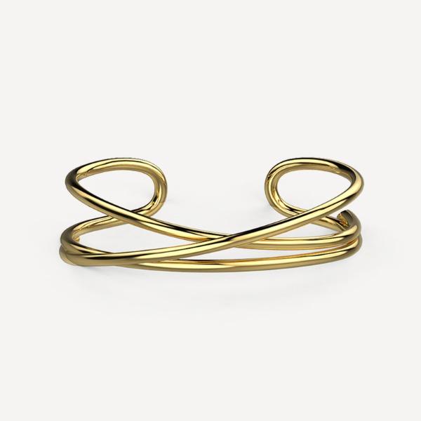 Tangle Layered bangle (탱글 레이어드 뱅글) Silver/Gold