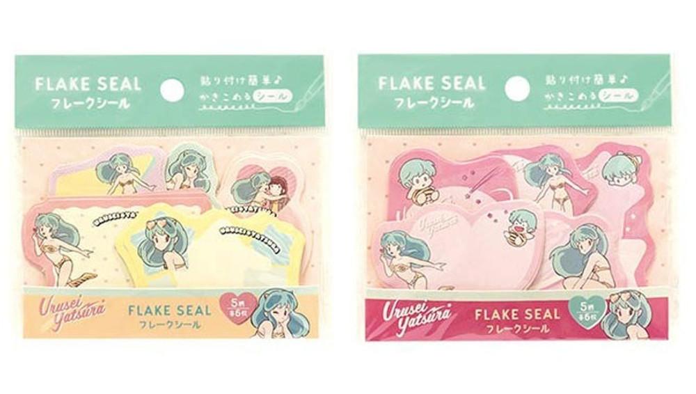 [일본 수입 애니굿즈] 시끌별녀석들 캐릭터 후레이크 씰 스티커 우루세이야츠라 캐릭터상품