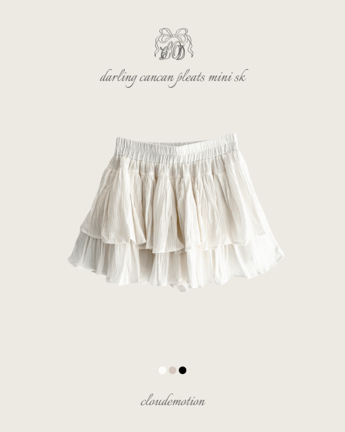 달링 캉캉 플리츠 미니 SK