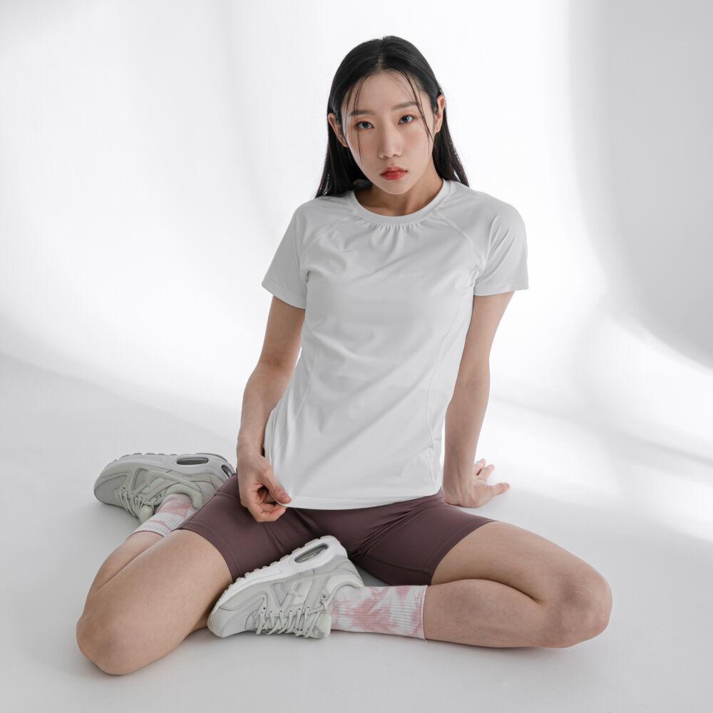 모어아웃 여성요가복 베이직 밸런스 티셔츠 4TT3421