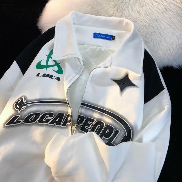 아메리칸 레트로 인스 트렌드 라펠 카디건 스웨터 남녀 공용, 가을 타이드 코트 k 팝 스웨트 셔츠 후디, 2022 신제품