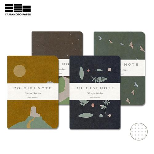 야마모토페이퍼 노트 RO-BIKI 셰이프 시리즈 도트