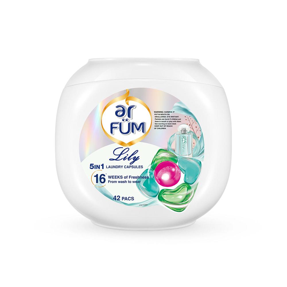 [본품] 아로퓸 캡슐세제 5in1 화이트릴리 (42개입)