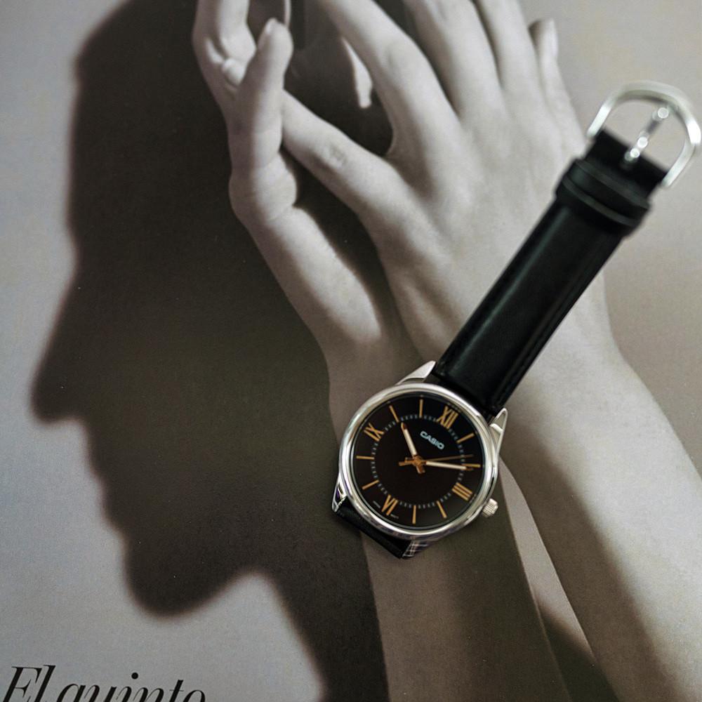 카시오 빈티지 브라운 로마 아날로그 남자 가죽시계 2종