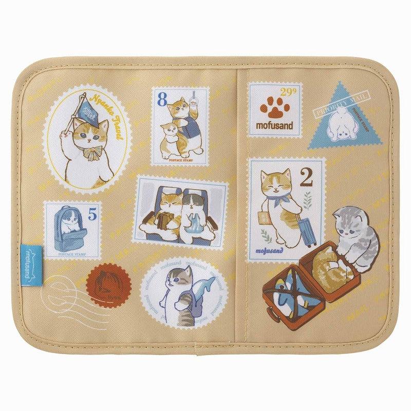 mofusand 여권이 포함 된 멀티 파우치 (스탬프)