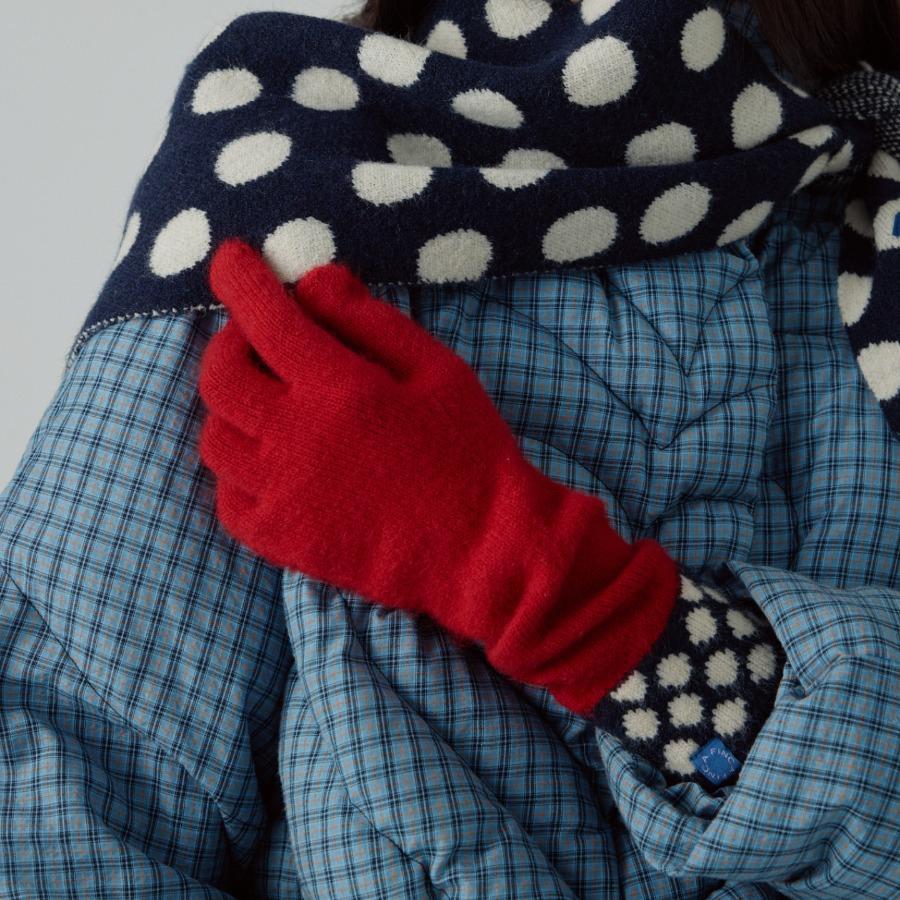 [12/23 예약배송]레드&도트 레이어드 롱 장갑 (선물패키지포함)