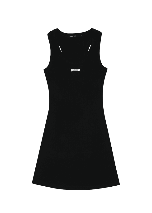 BASIC SLEEVELESS OPS, BLACK