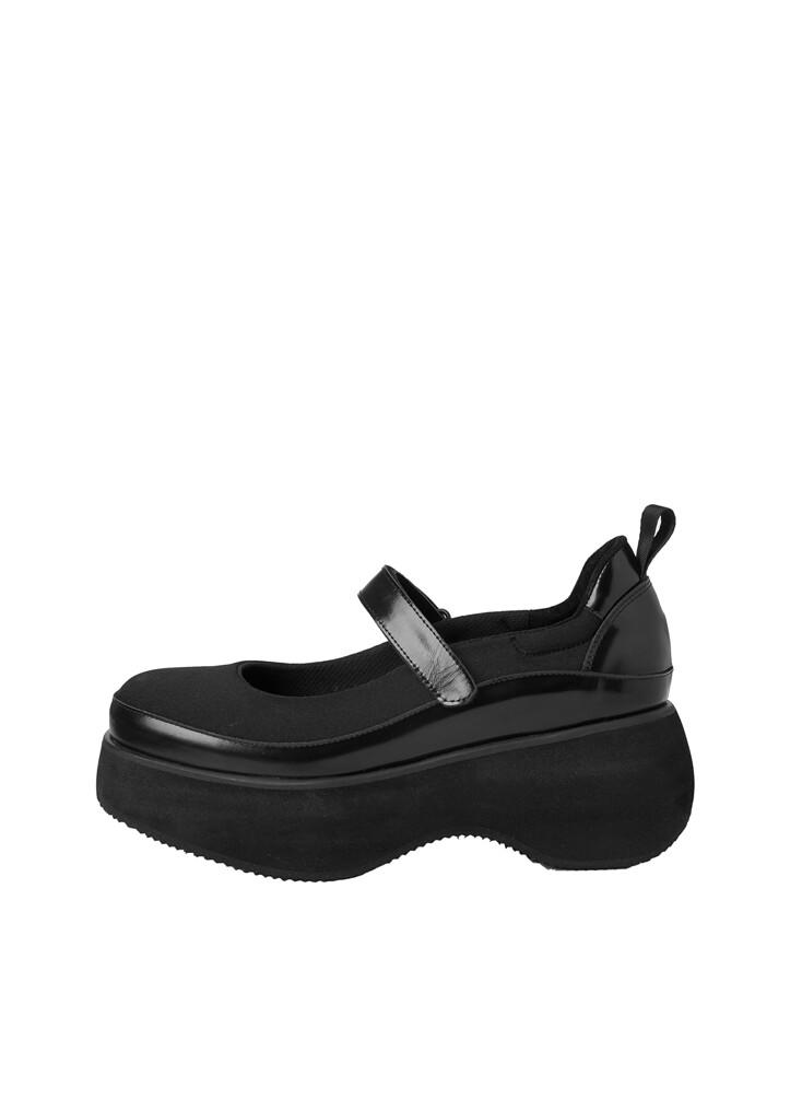NEOPRENE PLATFORM MARY JANE, BLACK