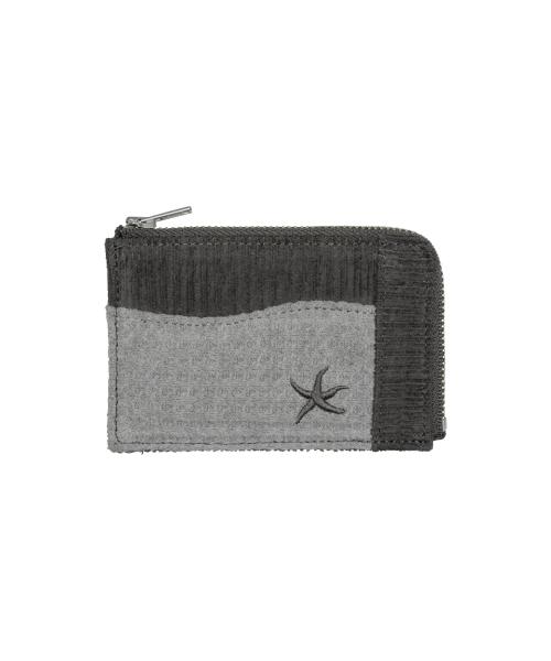 TCM waffle card wallet (charcoal)