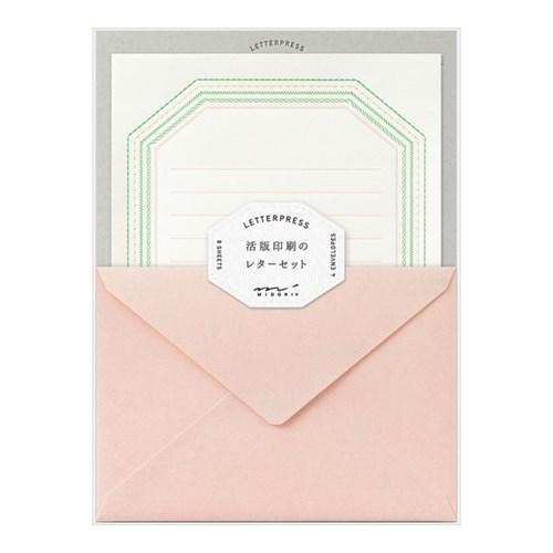 활판 인쇄 레터세트 - Press Frame Pink