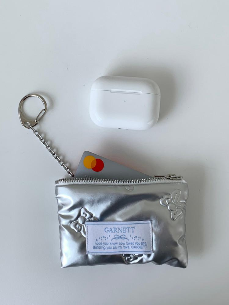 [Garnett made] 실버링 미니 키파우치