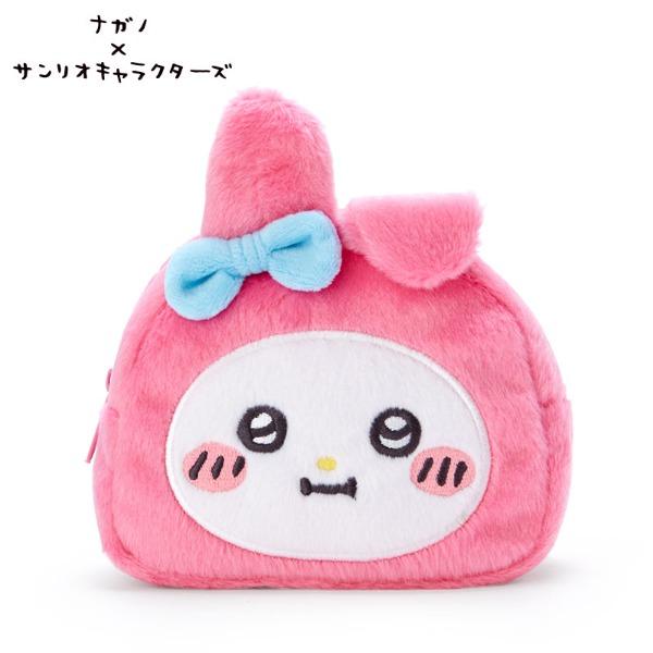 [산리오 × 나가노 콜라보] 마이멜로디 페이스 파우치